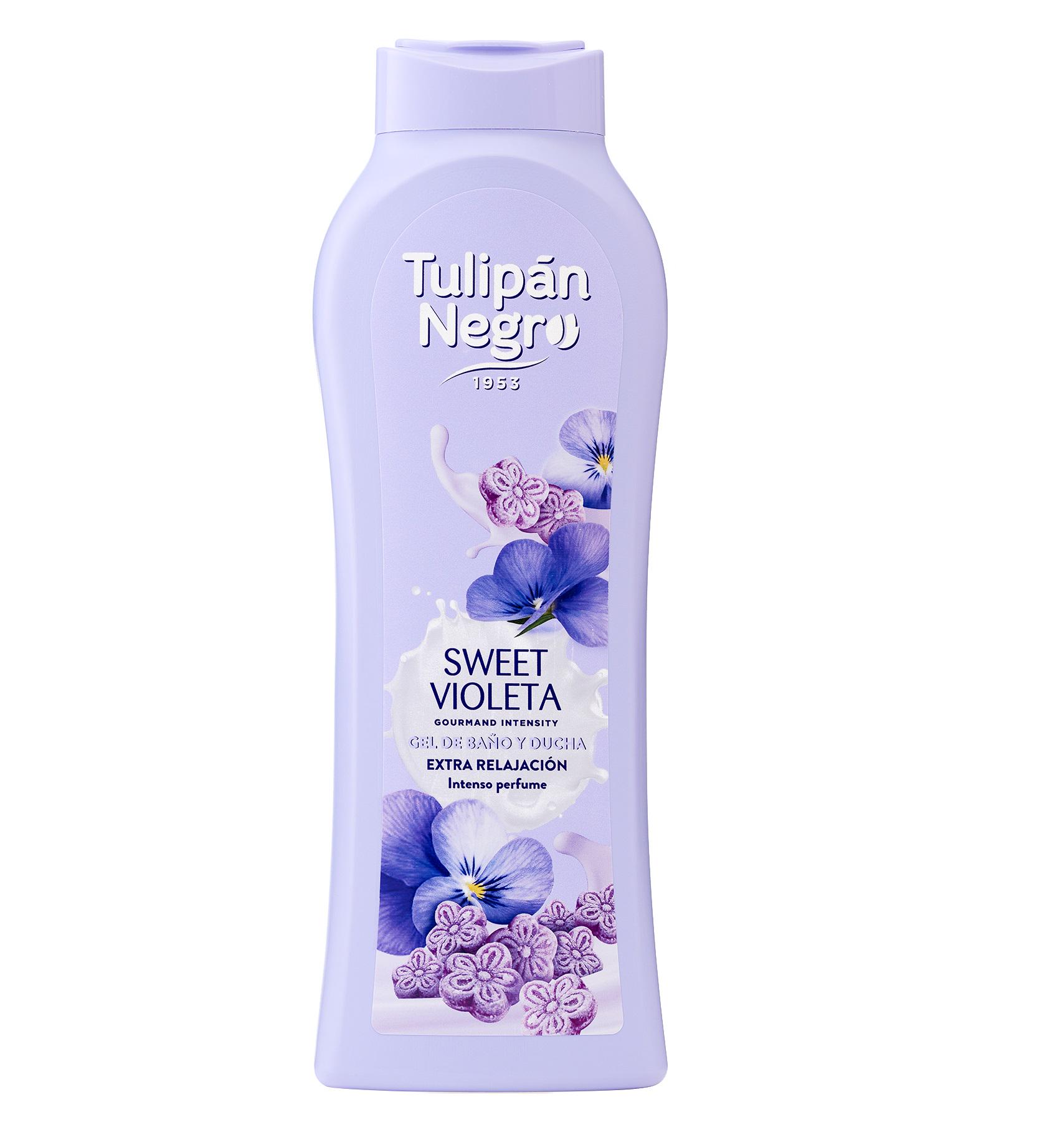 Гель для душа Tulipan Negro Сладкая фиалка 650 мл (8410751093268)