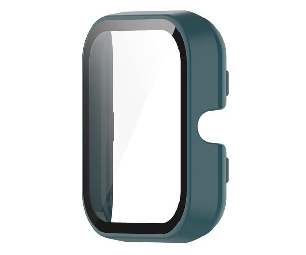 Чехол с защитным стеклом Protective Cover with Glass для Amazfit Bip 3/Bip 3 Pro Зеленый