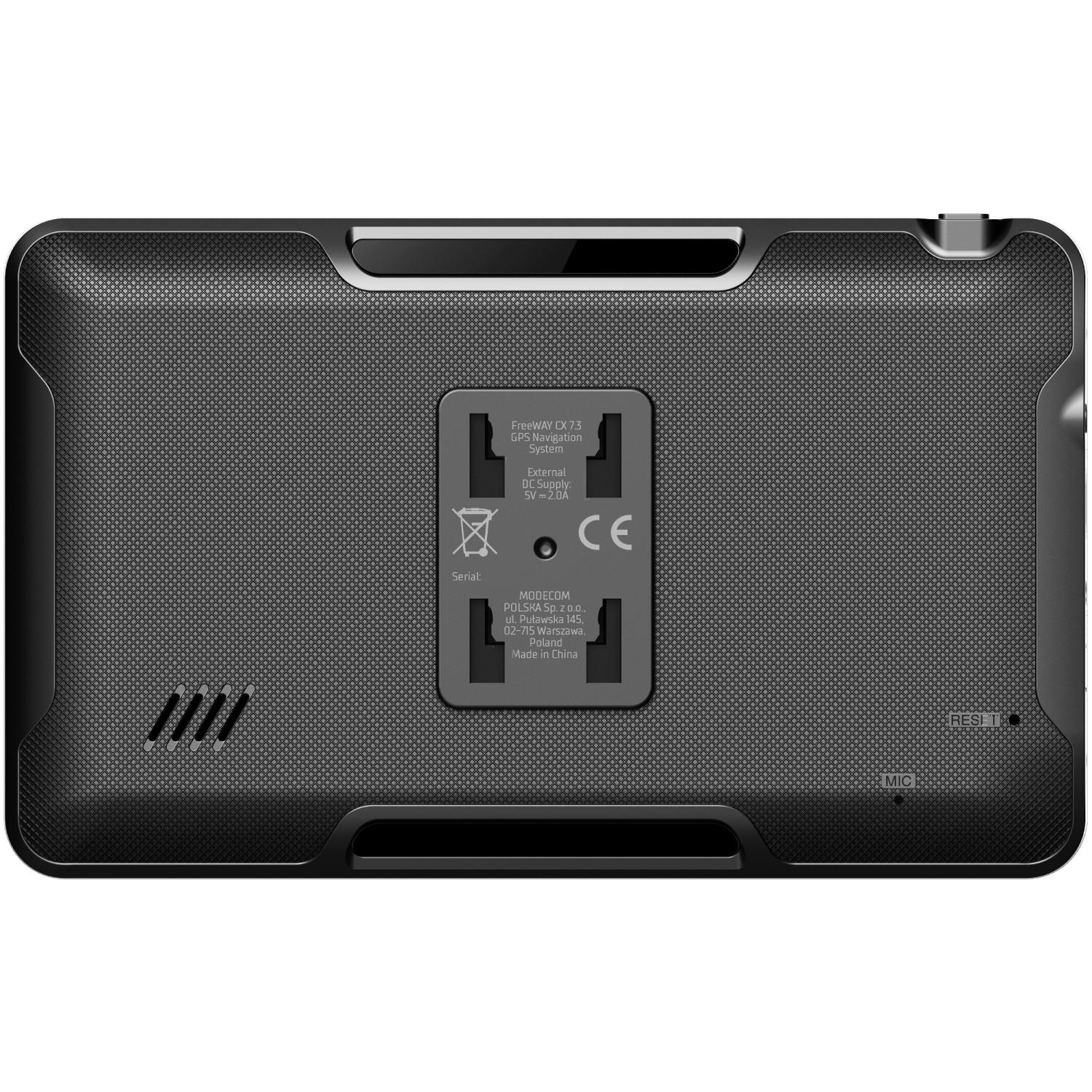 GPS-навігатор Modecom Device FreeWAY CX 7.3 TFT 16 GB 7" MapFactor EU Black (NAV-FREEWAYCX73-MF-EU) - фото 6