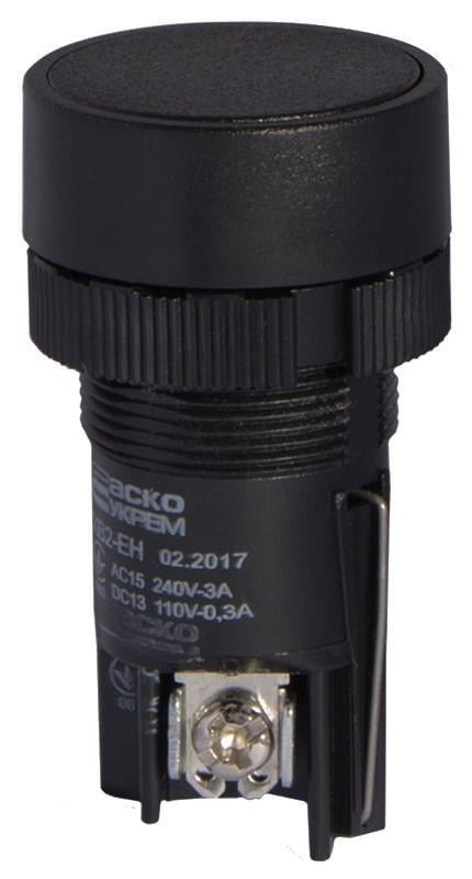 Кнопка Старт XB2-EH121 с фиксацией NO Черный (A0140010038)