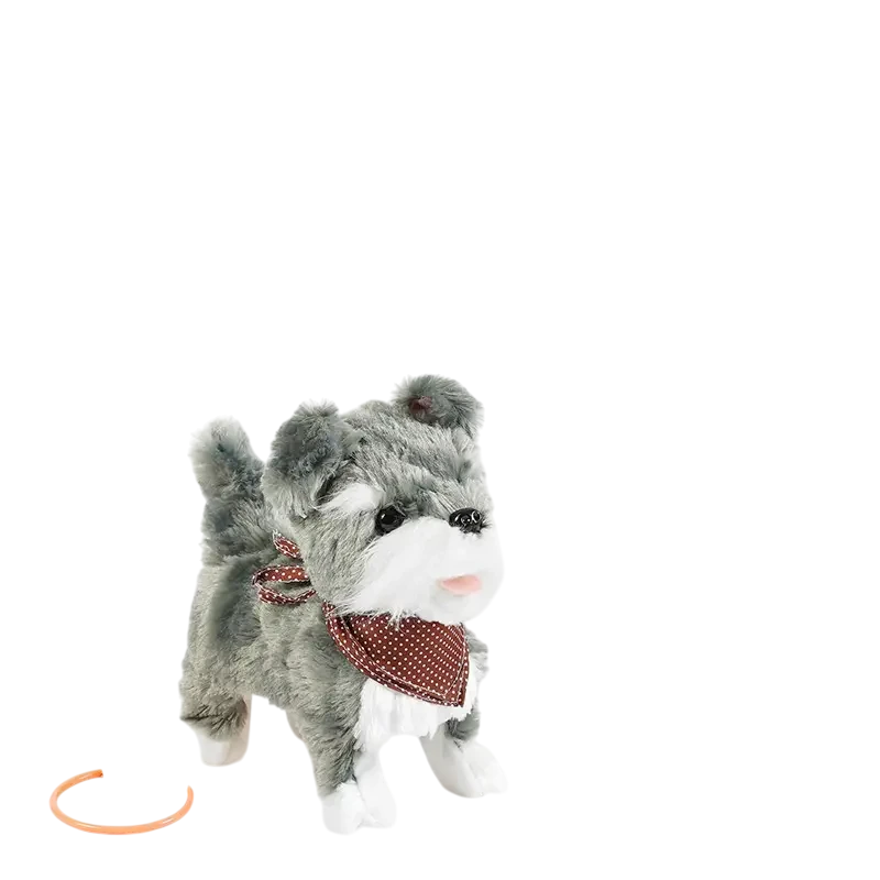 Мягкая игрушка Собачка Пушистик М 16167 на поводке интерактивная Мягкая игрушка Собачка Пушистик М 16167 на поводке интерактивная