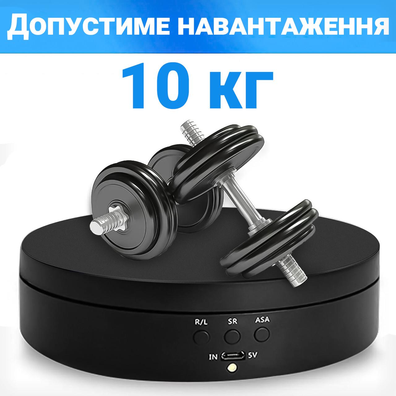 Столик поворотный для фото Andoer TT-19 для 3D и предметной съемки 360° 19 см Черный - фото 5 Столик поворотный для фото Andoer TT-19 для 3D и предметной съемки 360° 19 см Черный - фото 5