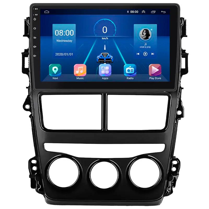 Автомагнітола штатна Lesko Top для Toyota Yaris III рестайлінг 2 2017-2020 р. 4G/Wi-Fi/GPS 6/128 GB 9" (10874-61259)