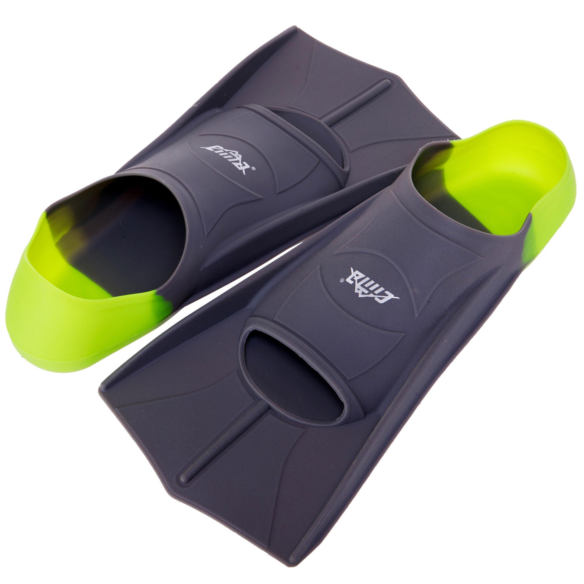 Ласты для бассейна короткие с закрытой пяткой CIMA PL-6090-05 р. 42-44 Серый/Зеленый (NA003467) Ласты для бассейна короткие с закрытой пяткой CIMA PL-6090-05 р. 42-44 Серый/Зеленый (NA003467)