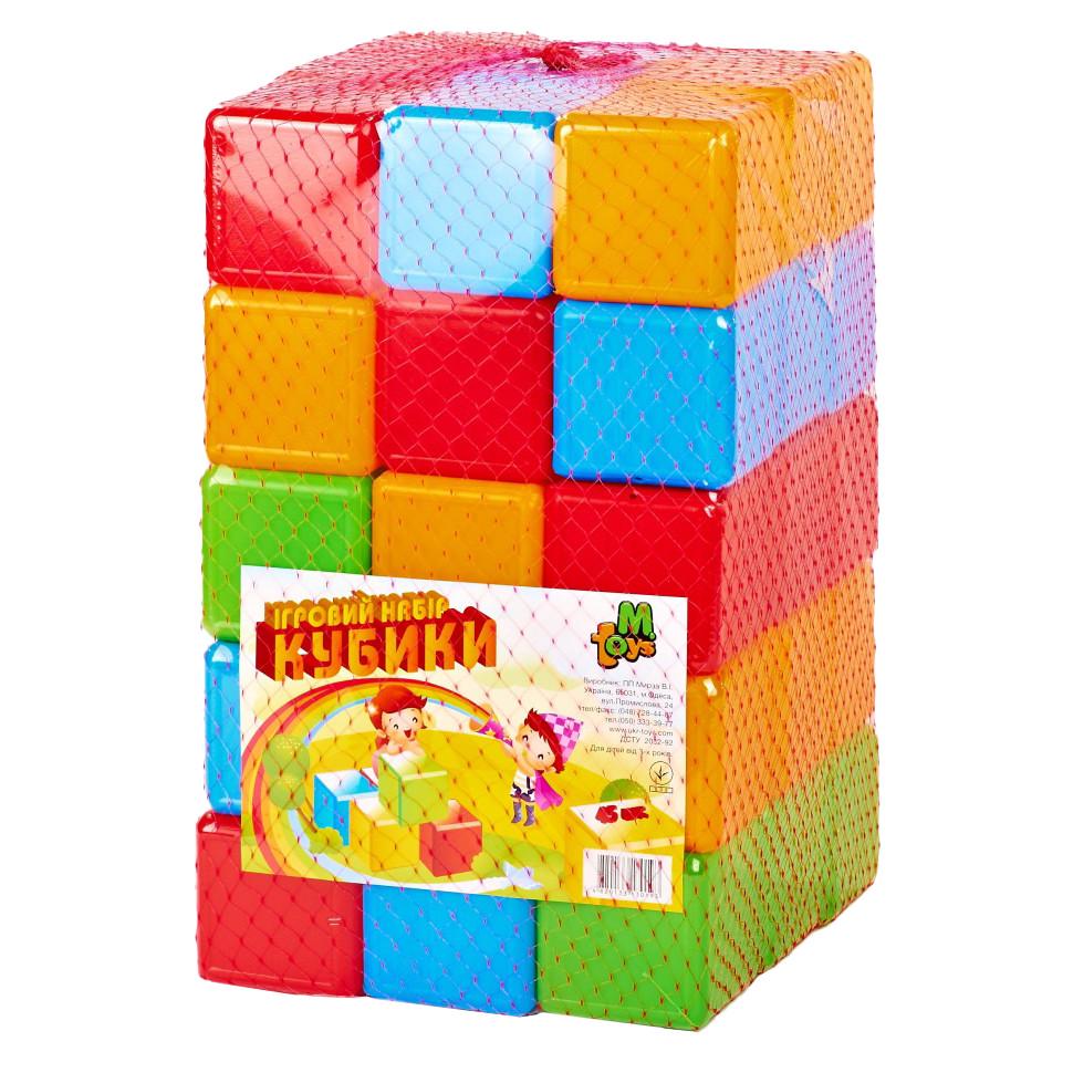 Игрушка для малышей MToys Кубики 45 шт. Разноцветный (IG-173-N-738)