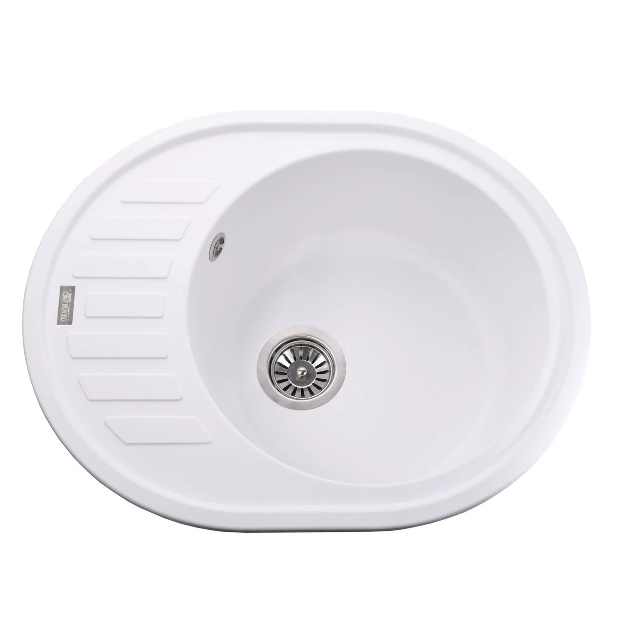 Мойка гранитная Globus Lux ARNO А0007 620х500 мм Белый (04000022)
