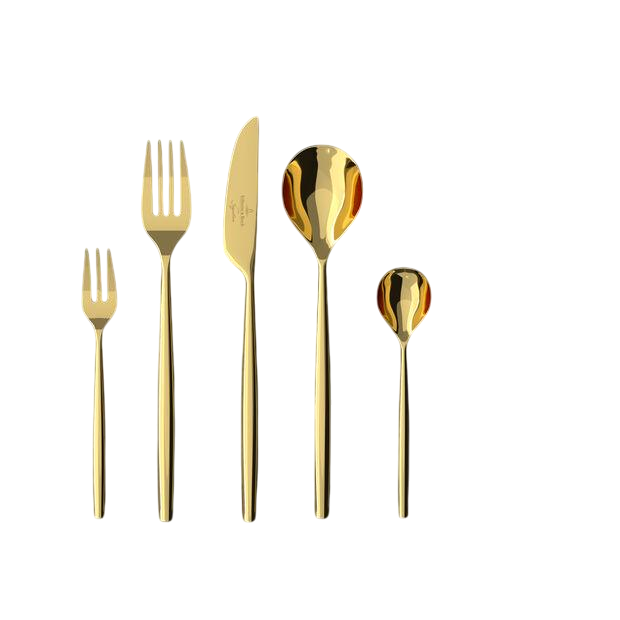 Набор столовых приборов Villeroy &amp; Boch MetroChic 30 предметов на 6 персон Золотой (1265289050)