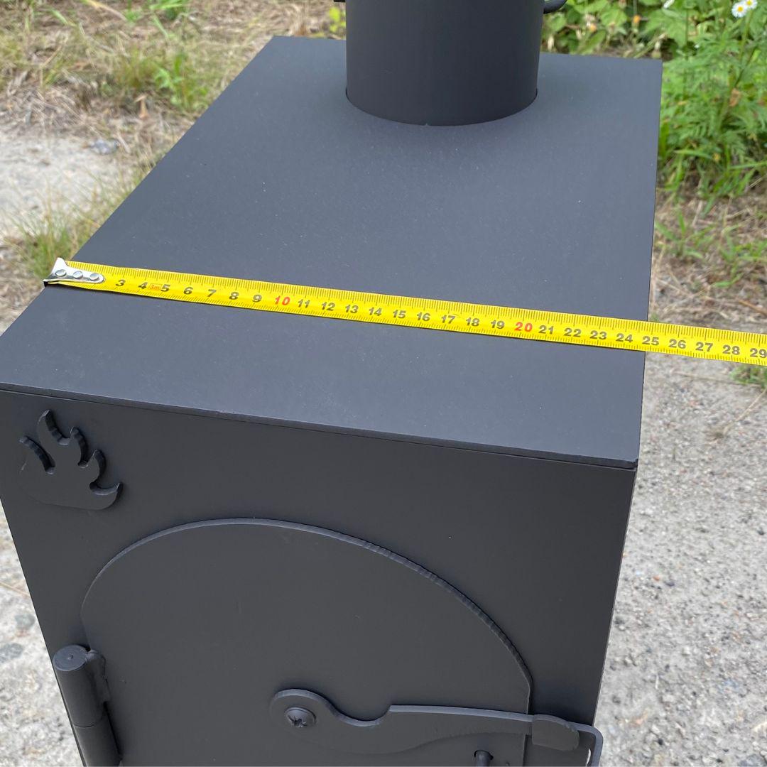 Буржуйка на дровах Трійка для дому сталева 3 мм - фото 8