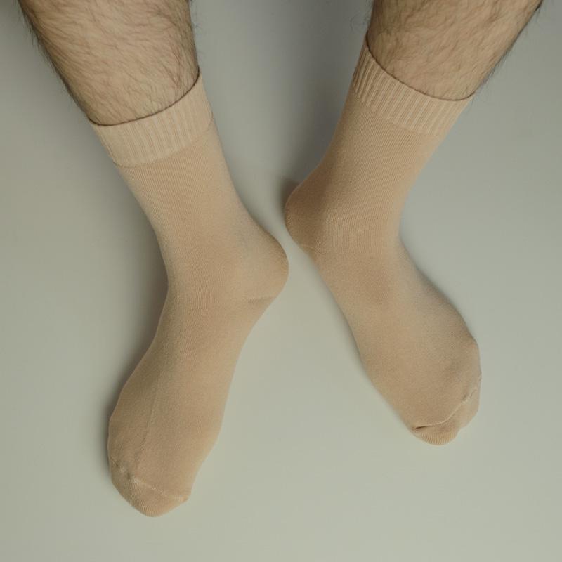 Шкарпетки чоловічі зимові GM Textile Термо високі р. 41-46 Бежевий (gm-socks-1-beige) - фото 2 Шкарпетки чоловічі зимові GM Textile Термо високі р. 41-46 Бежевий (gm-socks-1-beige) - фото 2