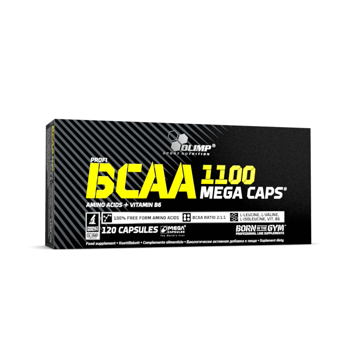 Амінокислоти Olimp BCAA Mega caps 1100 120 caps - фото 1