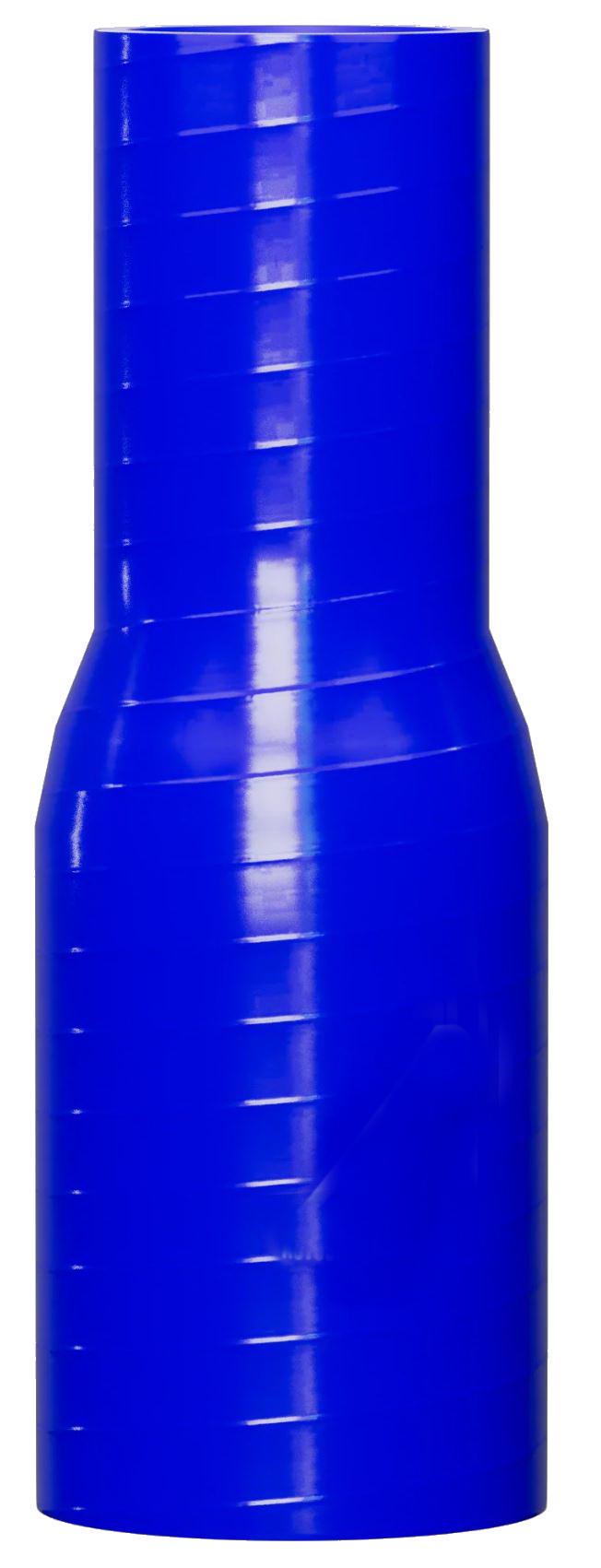 Патрубок силиконовый редукционный прямой DN 19x32x3x102 мм 0,6 МПа Синий (1509000019032BE)