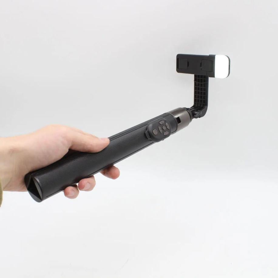 Селфи-палка DF-01S с подсветкой и пультом для Android/iPhone Черный (27282251) - фото 9 Селфи-палка DF-01S с подсветкой и пультом для Android/iPhone Черный (27282251) - фото 9