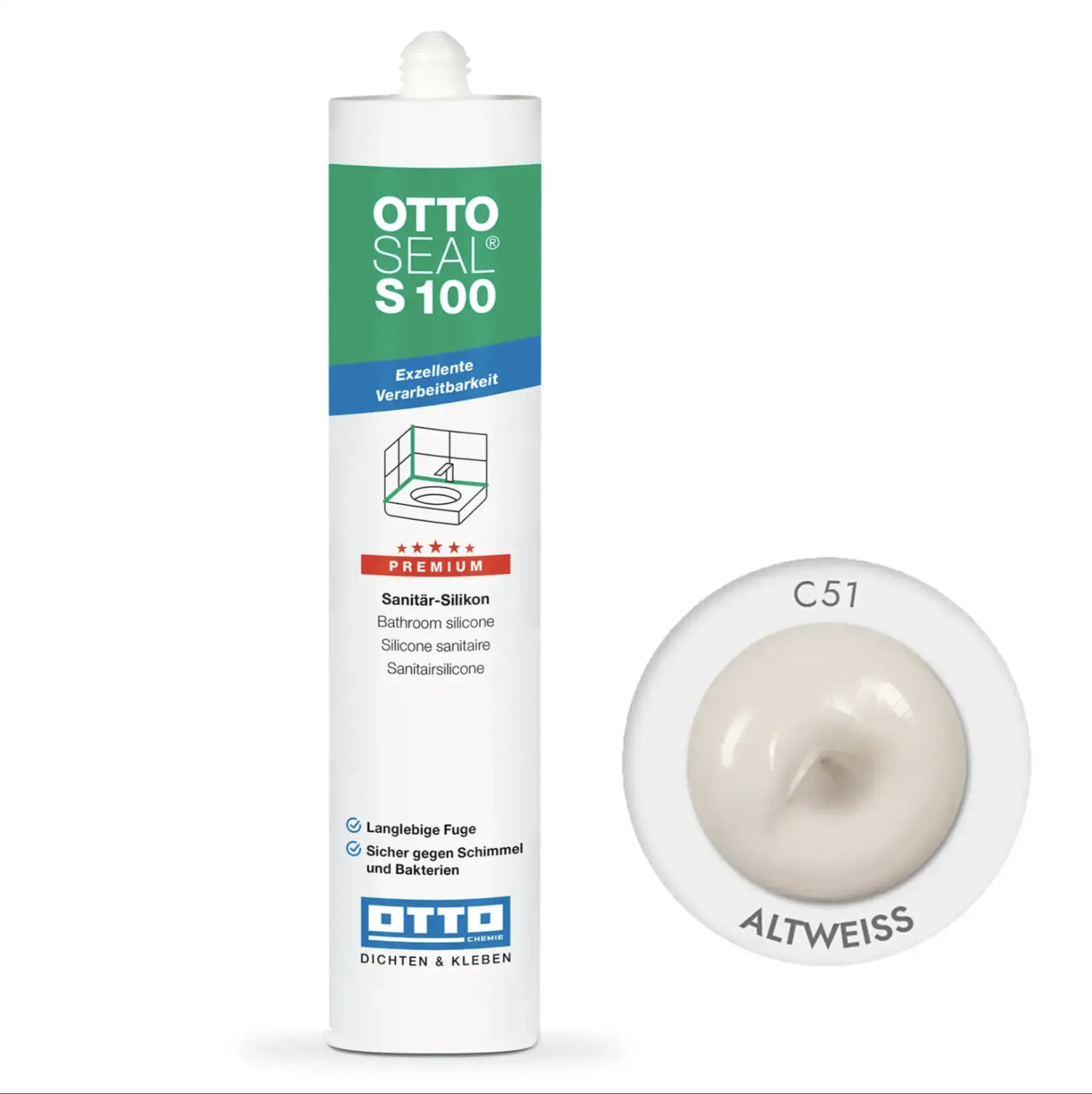 Герметик силіконовий OTTOSEAL S100 С51 (S100C51) Герметик силіконовий OTTOSEAL S100 С51 (S100C51)