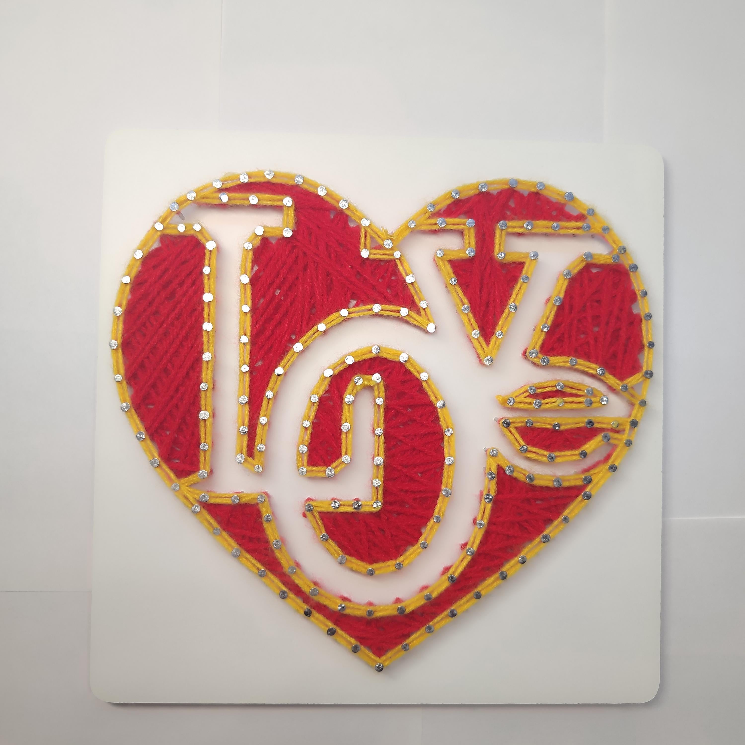 Набор для стринг-арта Сердце Love 200х200 мм (31581648)
