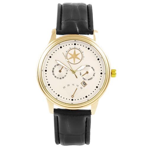 Часы мужские на руку кварцевые 4064 G-Bk White (549416)