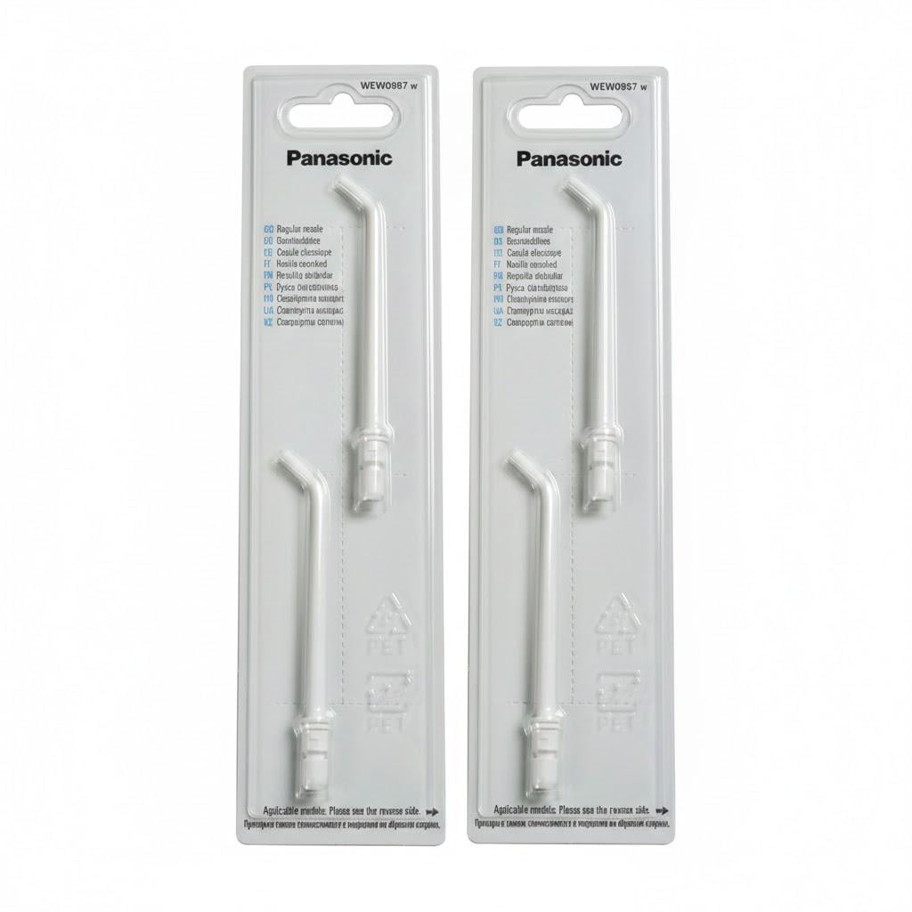 Сменные насадки для ирригатора Panasonic WEW-0987-W503-AS1 2 блистера (31991425)