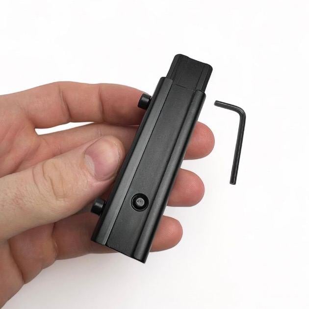 Переходник с ласточкиного хвоста на планку Пикатинни 9 слотов (22430362) - фото 6