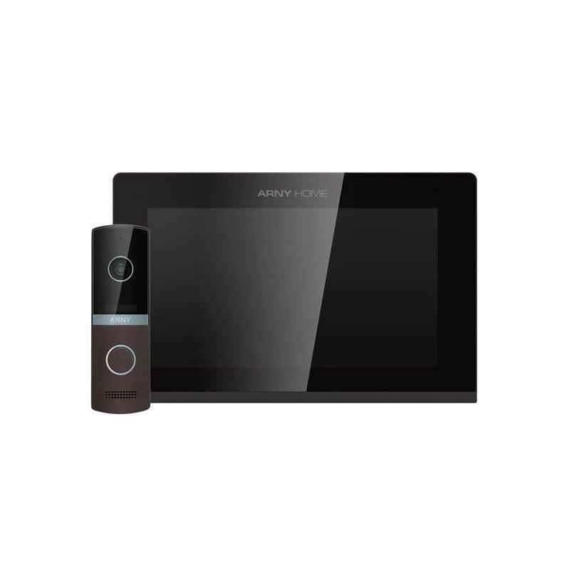 Комплект відеодомофону ARNY AVD-7423A Чорний/Коричневий