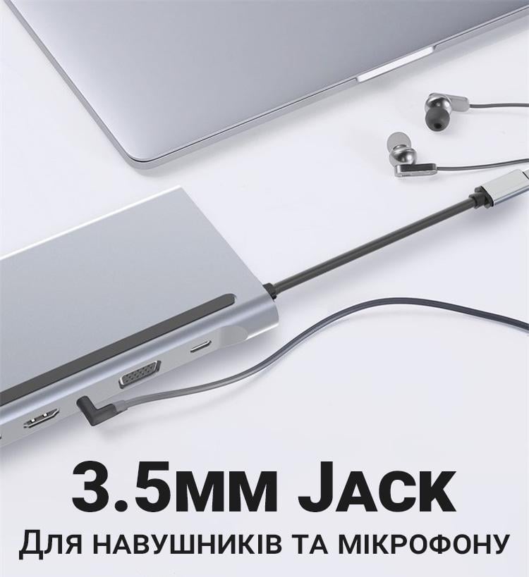 USB Type-C хаб/подставка Digital Lion MH-01 на 11 портов - фото 14