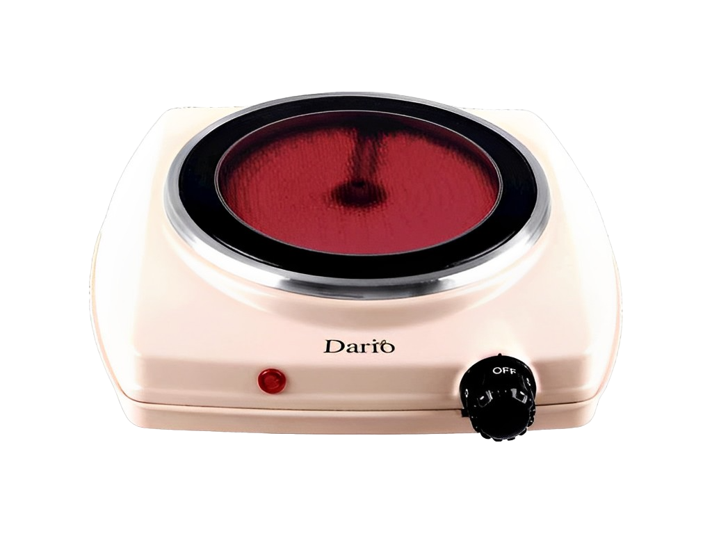 Плита электрическая Dario DHP121B 1200 Вт инфракрасная одноконфорочная (832551)