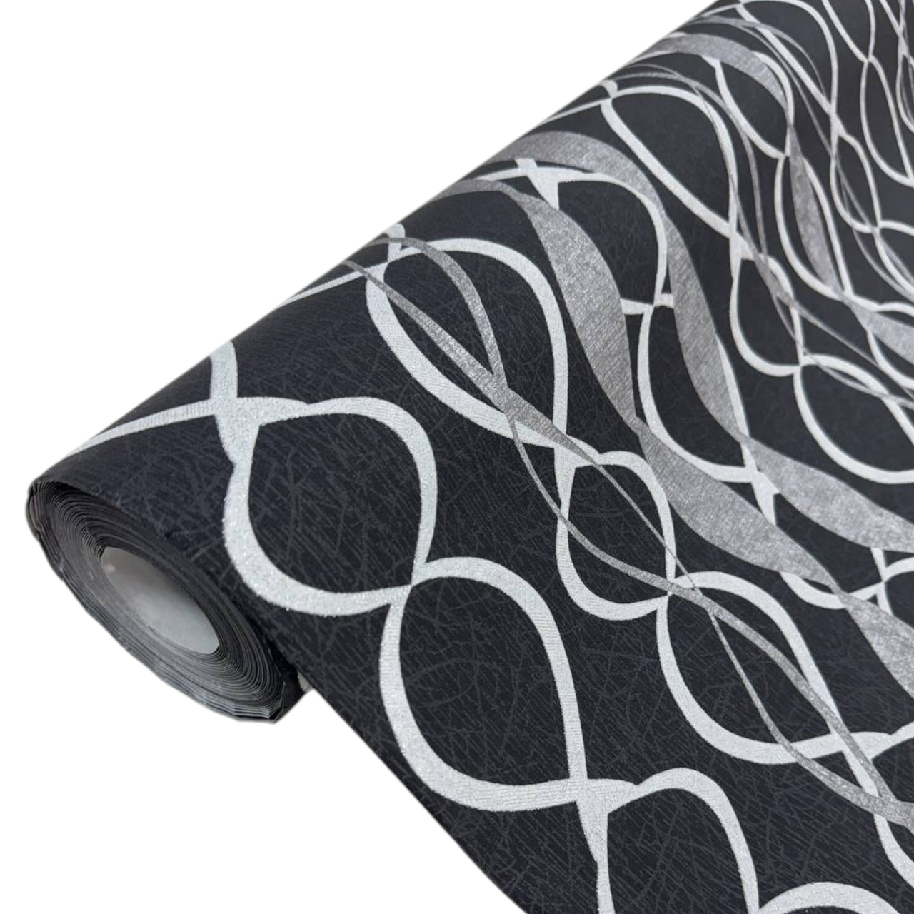 Обои виниловые Marburg 10,05x1,06 м Черный (58931)