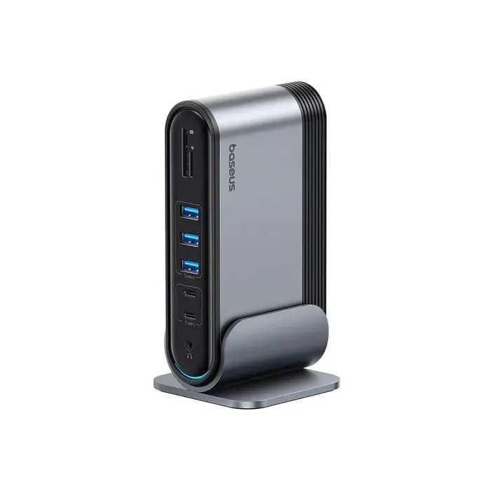 USB-хаб BASEUS UnionJoy 17-Port Triple-Display Docking Station Space Grey (19561)