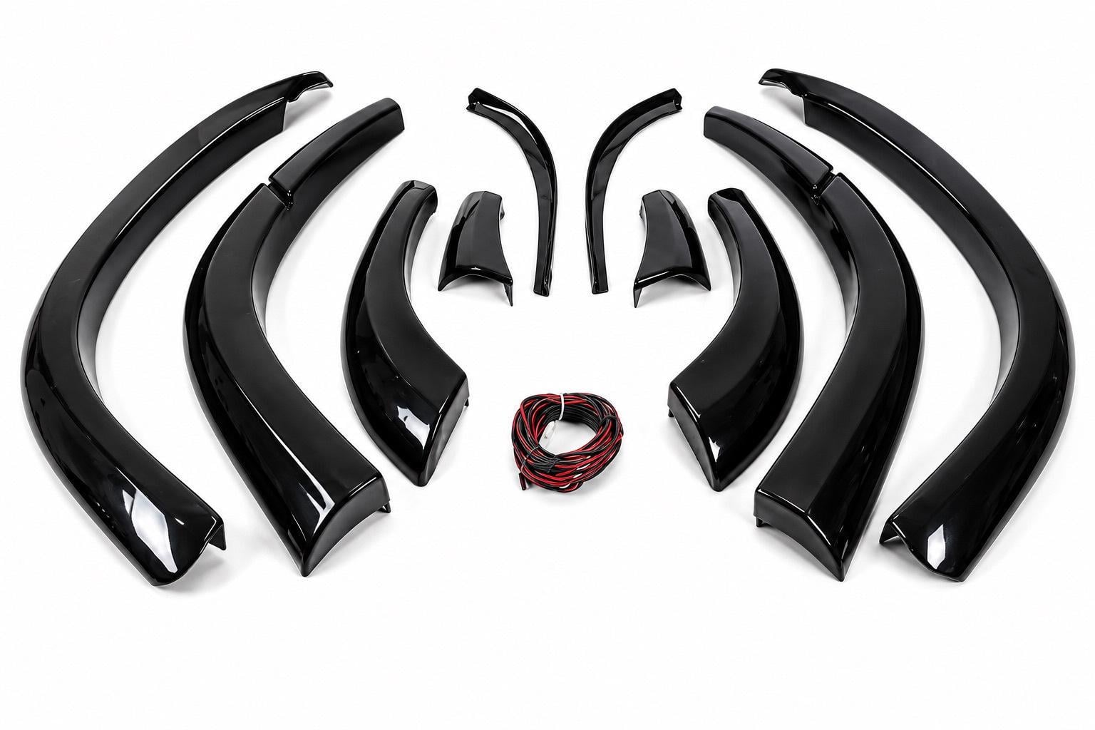 Комплект расширителей арок GBT для Toyota Land Cruiser 100 1998-2007 гг. abs-пластик 10 шт. Черный (190952) Комплект расширителей арок GBT для Toyota Land Cruiser 100 1998-2007 гг. abs-пластик 10 шт. Черный (190952)