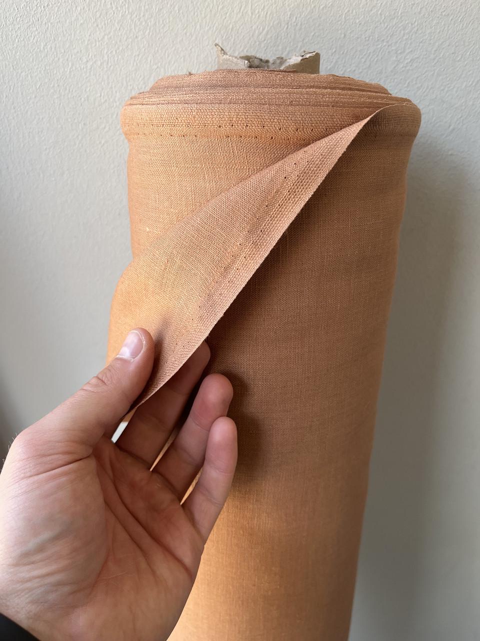 Ткань LINEN PLUS 100% лен 143 см 1224 LION Светло-коричневый - фото 2 Ткань LINEN PLUS 100% лен 143 см 1224 LION Светло-коричневый - фото 2