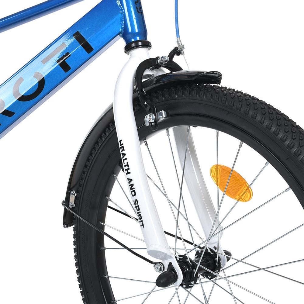 Дитячий велосипед PROF1 Brave 20" з багажником Синій - фото 4 Дитячий велосипед PROF1 Brave 20" з багажником Синій - фото 4