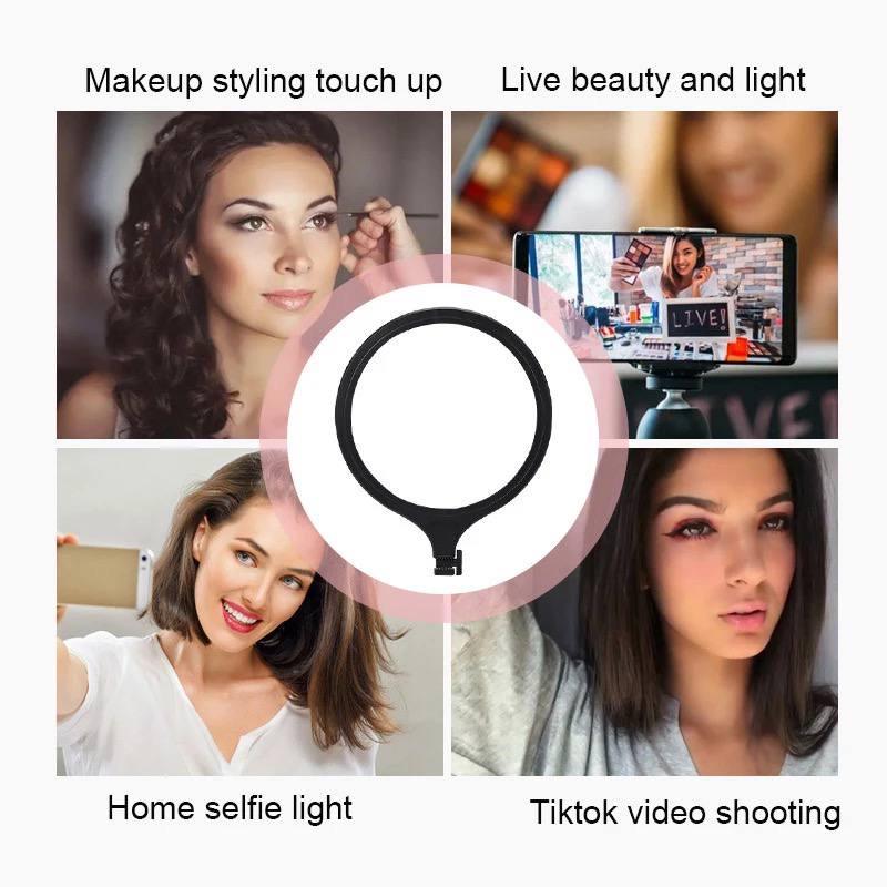 Лампа круглая LED ZL-QP350 35 см на штативе 210 см 35 Вт - фото 3 Лампа круглая LED ZL-QP350 35 см на штативе 210 см 35 Вт - фото 3