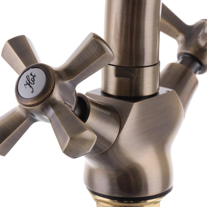 Змішувач кухонний MIXXUS Premium Retro 273 Бронзовий (MI1653) - фото 4 Змішувач кухонний MIXXUS Premium Retro 273 Бронзовий (MI1653) - фото 4