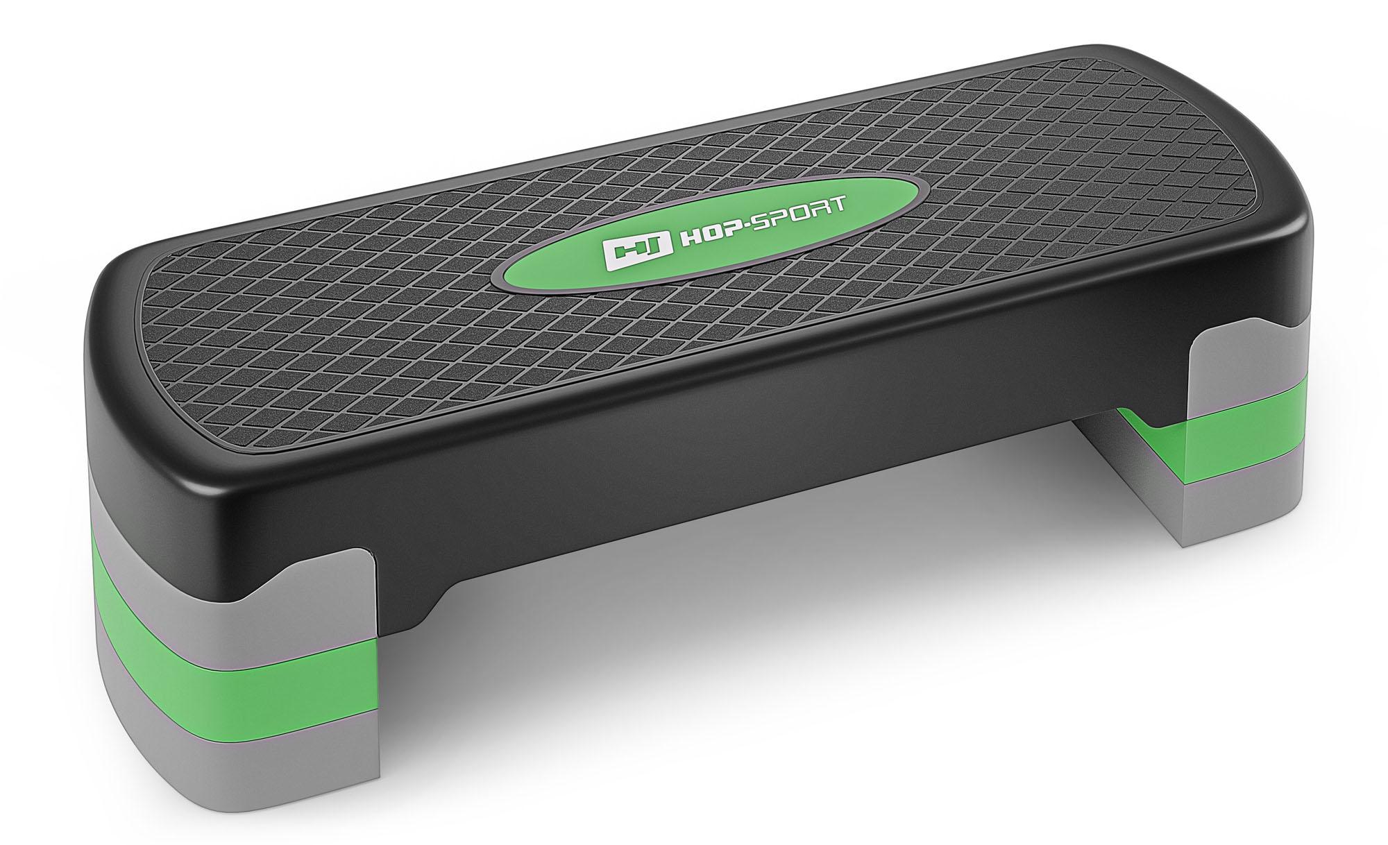 Степ платформа Hop-Sport HS-PP020AS Черно-зеленый Степ платформа Hop-Sport HS-PP020AS Черно-зеленый