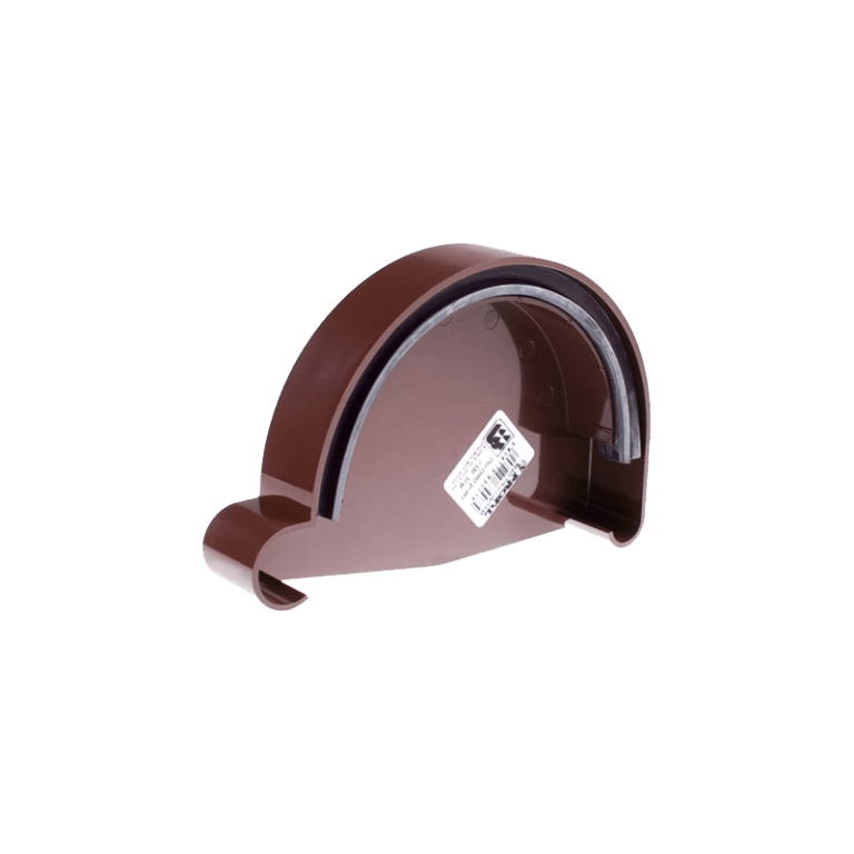 Заглушка ринви права/ліва PROFiL Р 130 мм Коричневий (070015)