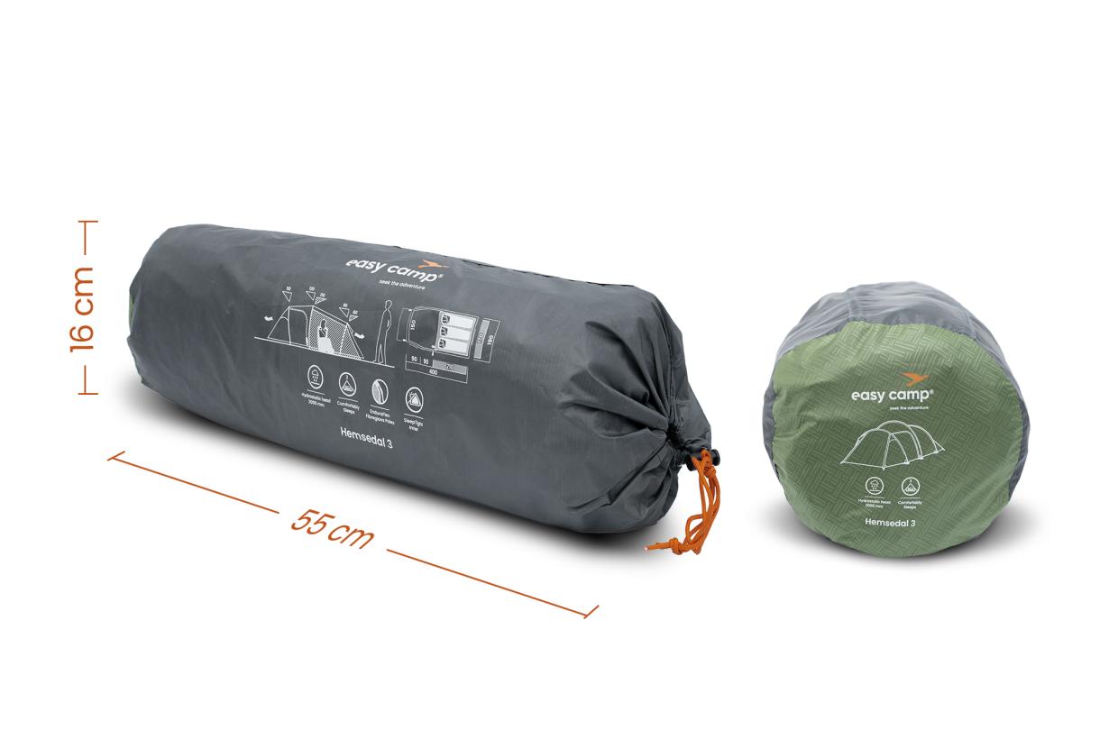 Намет тримісний Easy Camp Hemsedal 3 (931545) - фото 6