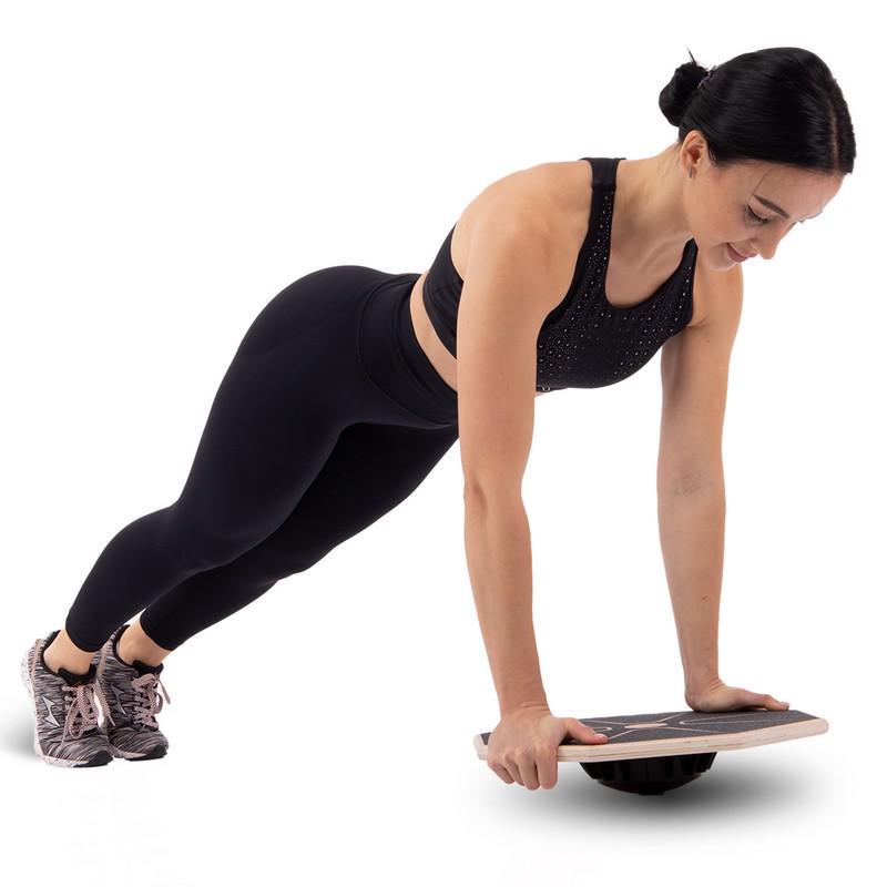 Диск балансувальный Wood Balance Board FI-4013 Коричневый (56363207) - фото 11 Диск балансувальный Wood Balance Board FI-4013 Коричневый (56363207) - фото 11