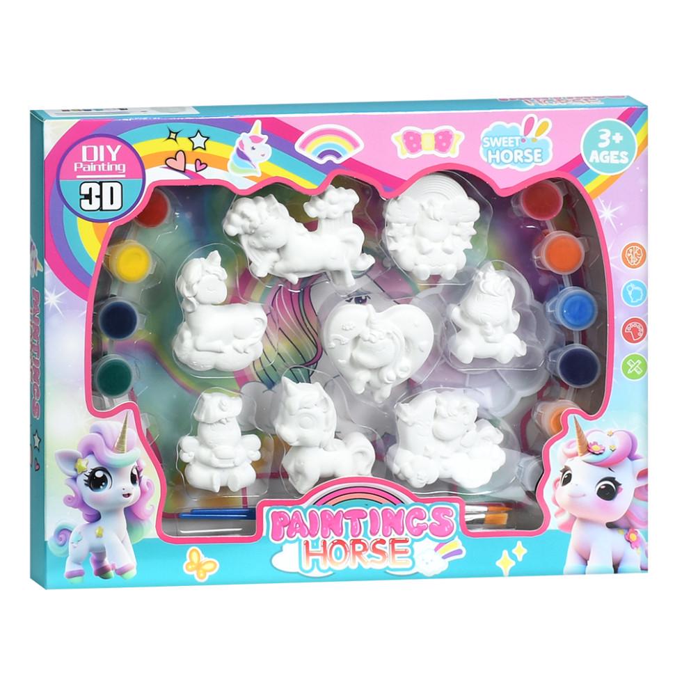 Набір для творчості Конячки MK 5723 Horse фарби пензлики