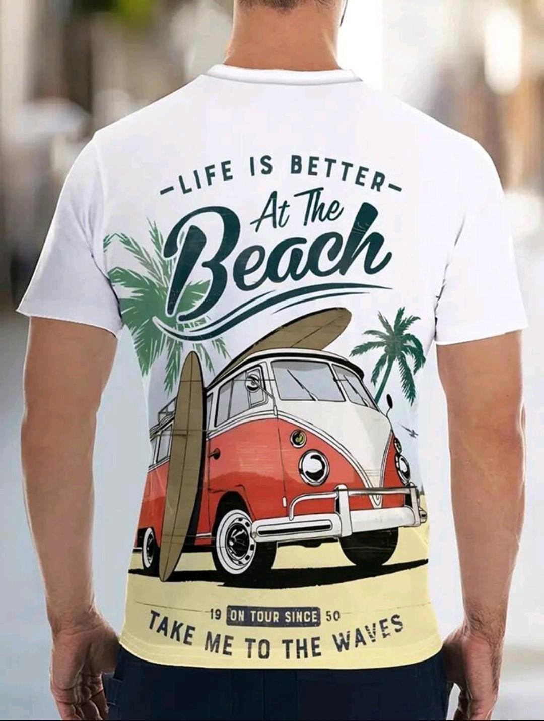 Футболка мужская Bus Graphis с рисунком XL Белый (27471586) - фото 3 Футболка мужская Bus Graphis с рисунком XL Белый (27471586) - фото 3