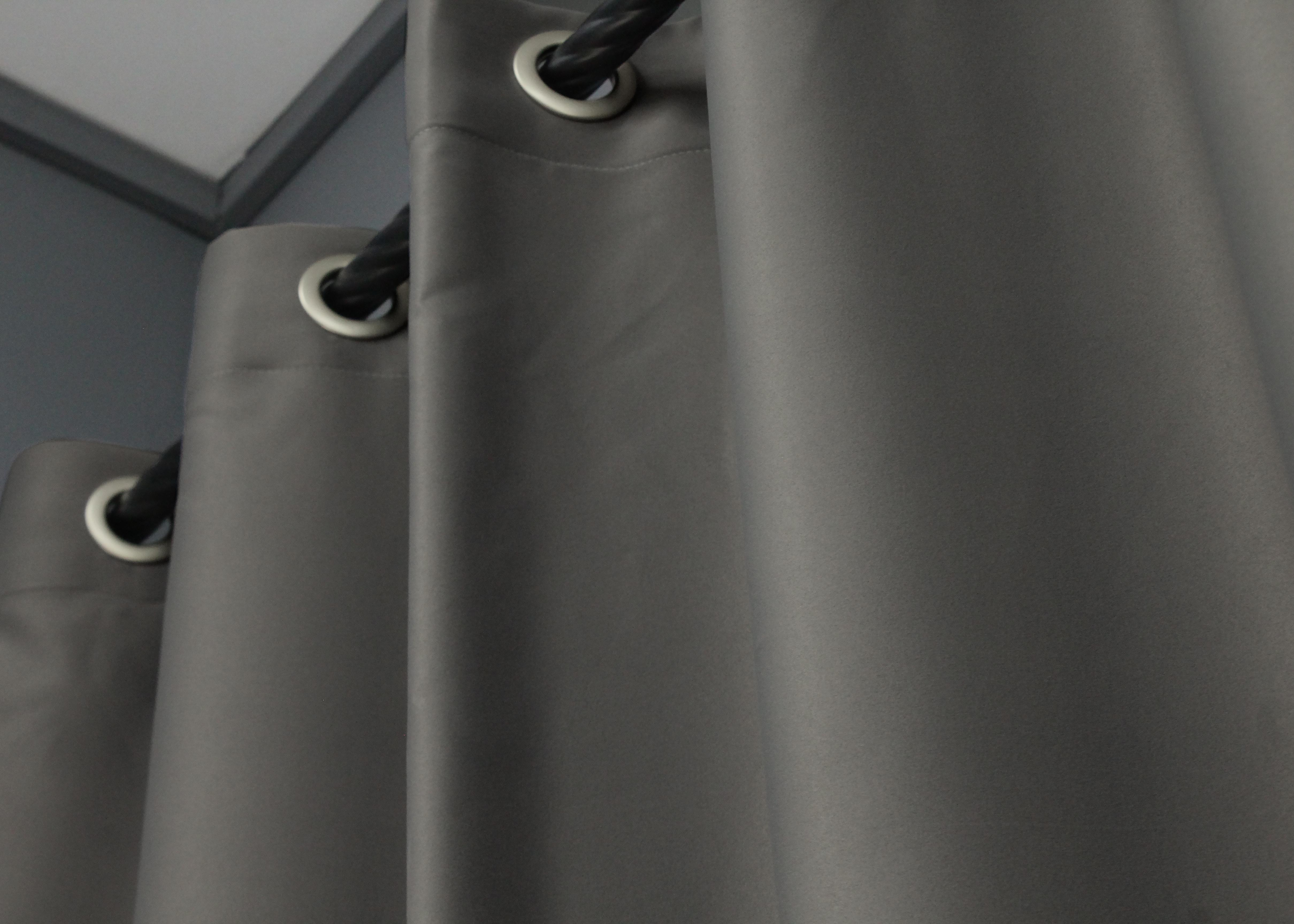 Комплект штор на люверсах VR-Textil Midnight №1228ш микровелюр 150х270 см 2 шт. Серый (37-0137) - фото 7 Комплект штор на люверсах VR-Textil Midnight №1228ш микровелюр 150х270 см 2 шт. Серый (37-0137) - фото 7