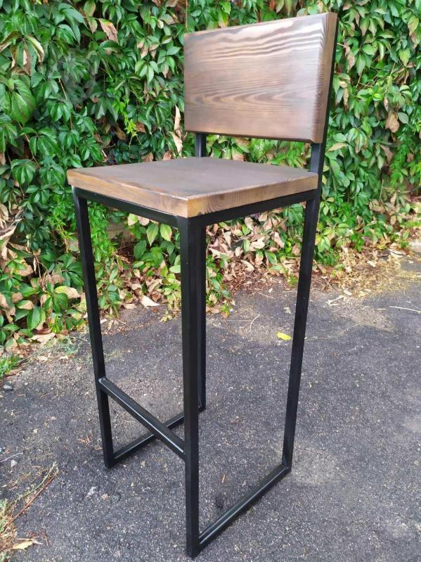 Барний стілець GoodsMetall із металу в стилі ЛОФТ 750х350х350 БС7 Барний стілець GoodsMetall із металу в стилі ЛОФТ 750х350х350 БС7