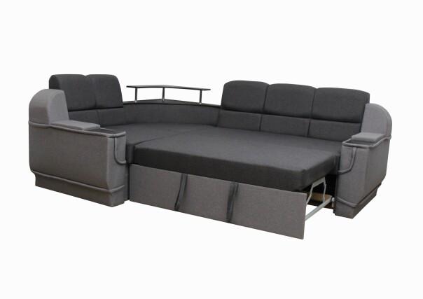 Диван угловой Меркуриал с подушками и нишей для белья 260х190 Серый (1950902797) - фото 3 Диван угловой Меркуриал с подушками и нишей для белья 260х190 Серый (1950902797) - фото 3