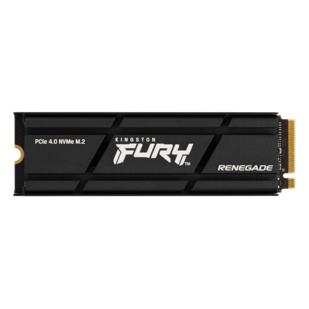 SSD-диск с радиатором Kingston Fury Renegade M.2 PCIe 4.0 2 Тб Black (SFYRDK/2000G)