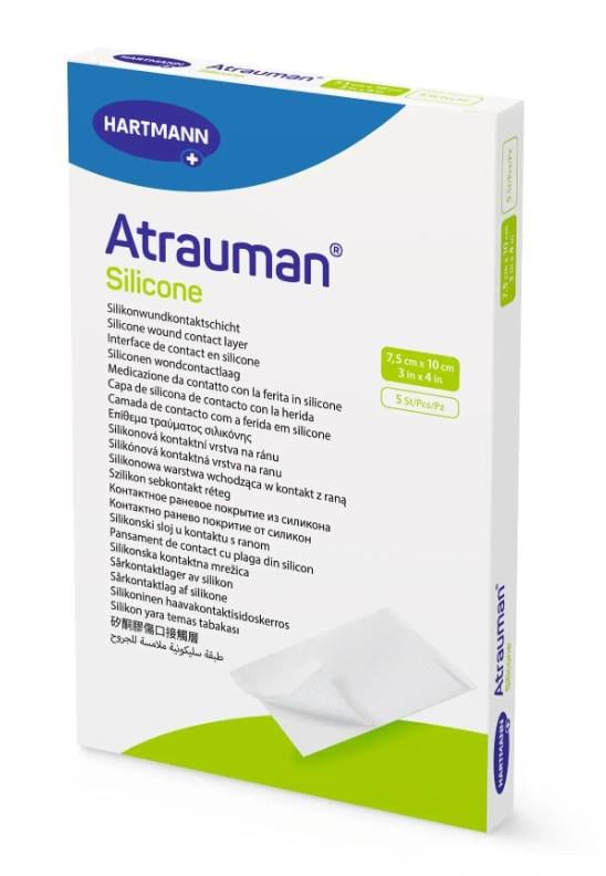 Повязка атравматическая Atrauman Silicone 7,5x10 см 1 шт.