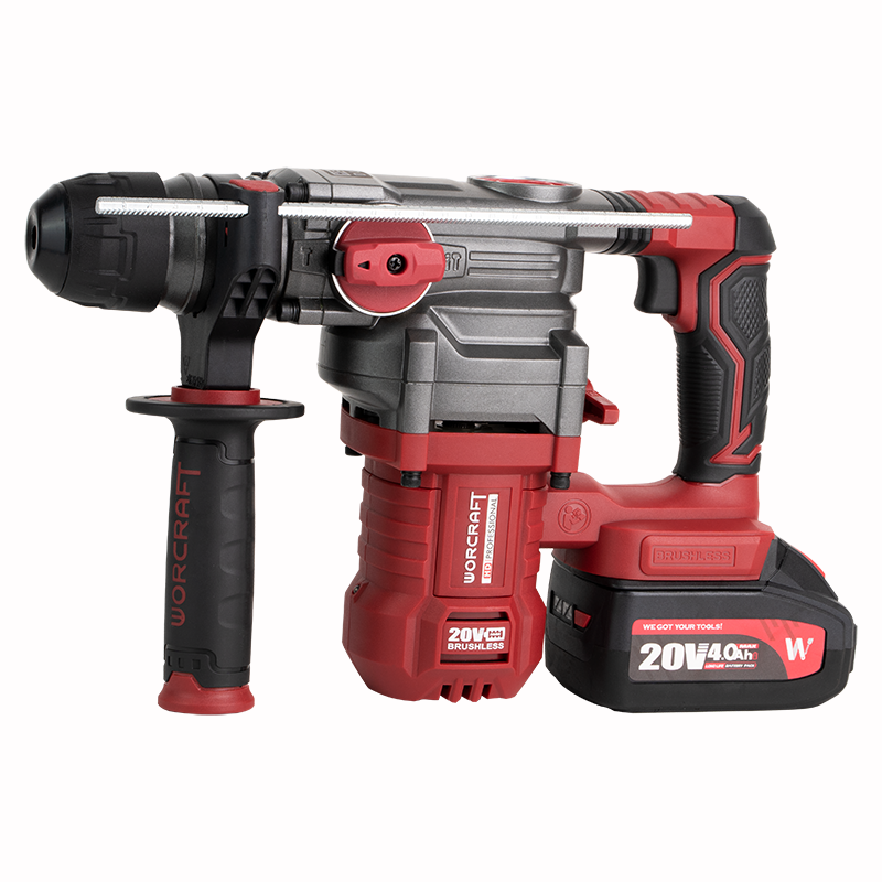Перфоратор аккумуляторный бесщеточный бочковой Worcraft CRH-S20LIBDM (13288)