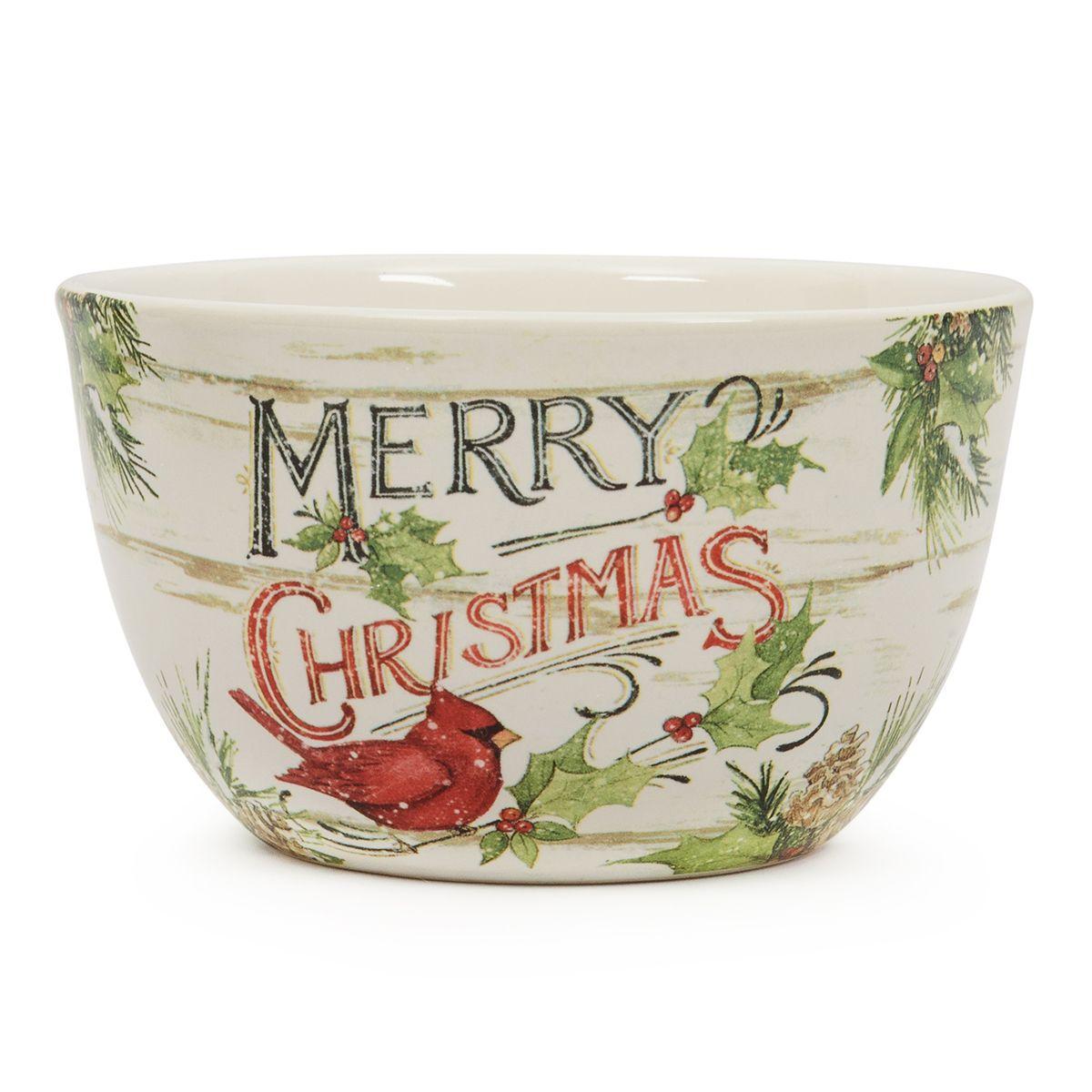 Набор пиал Certified International Прекрасное Рождество из керамики 13,3 см/4 шт. Бежевый (28348-set) - фото 6 Набор пиал Certified International Прекрасное Рождество из керамики 13,3 см/4 шт. Бежевый (28348-set) - фото 6