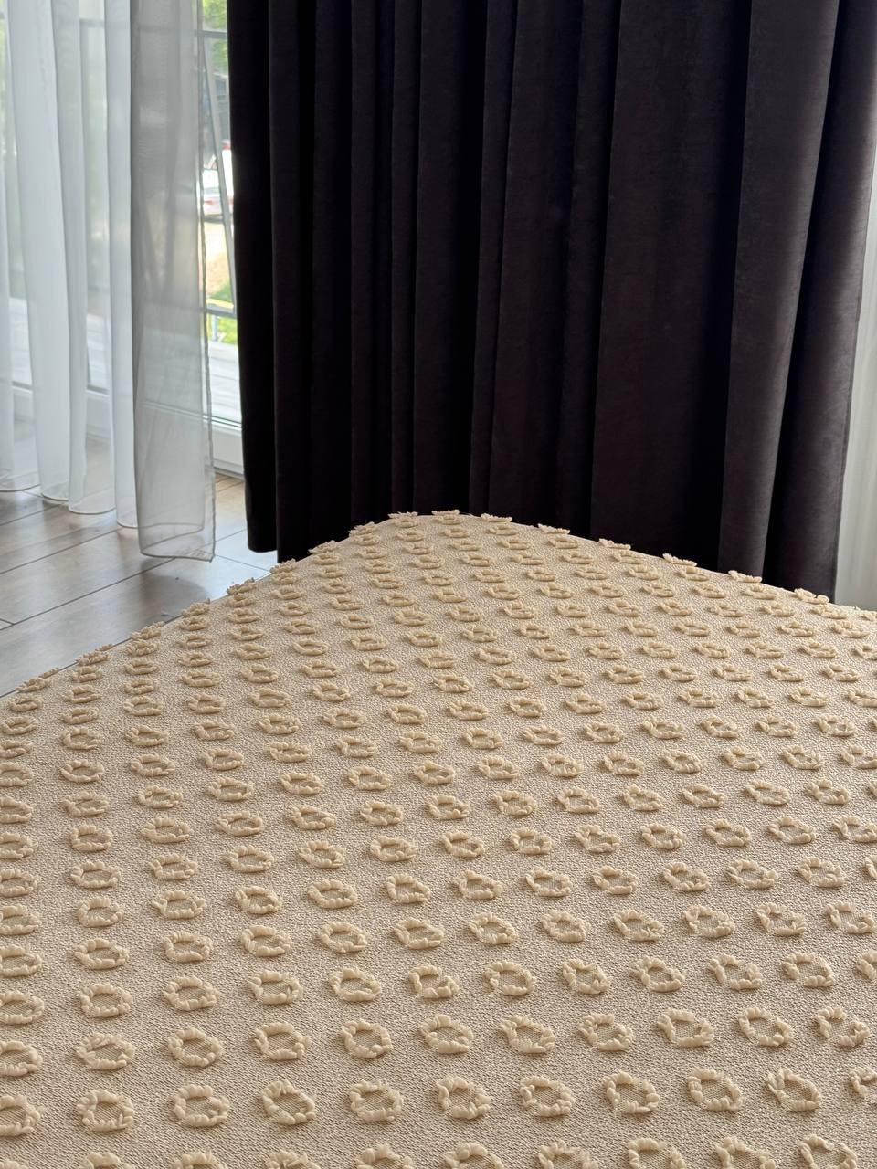 Покривало Інгрід 120x250 см Бежевий (22899-4-120x250cm) - фото 2 Покривало Інгрід 120x250 см Бежевий (22899-4-120x250cm) - фото 2