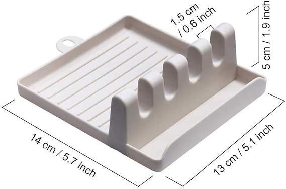 Подставка для ложек и крышек кухонная пластиковая Gray - фото 2