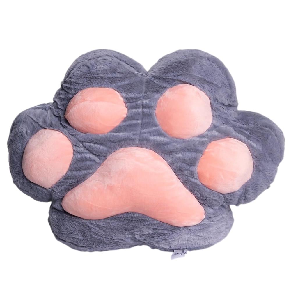 Игрушка-подушка с пледом и муфтой Лапка 40х40х25 см Cерый (520-18G)