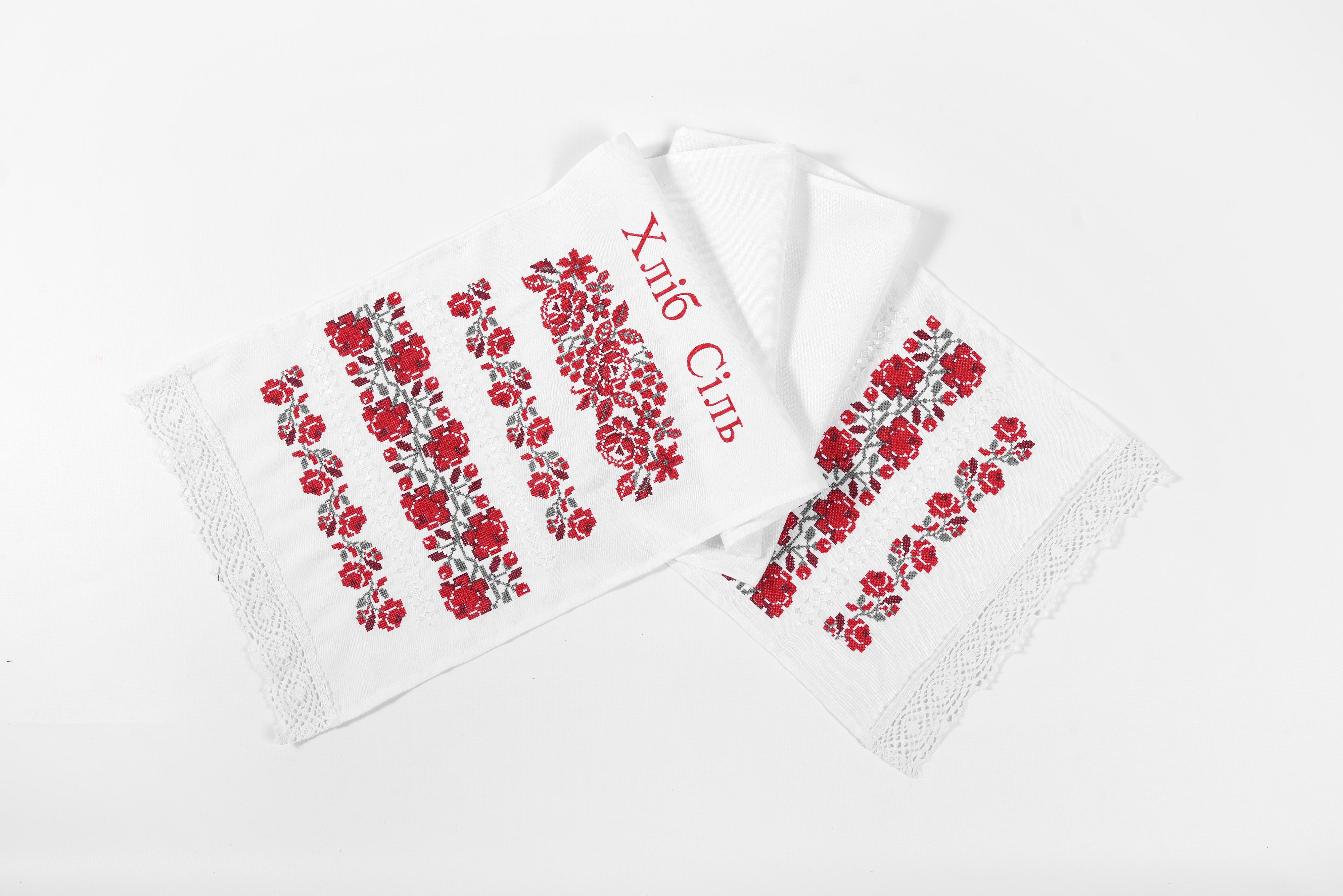 Рушник Едельвіка "Хліб-Сіль" Червоний (498-18/00) Рушник Едельвіка "Хліб-Сіль" Червоний (498-18/00)