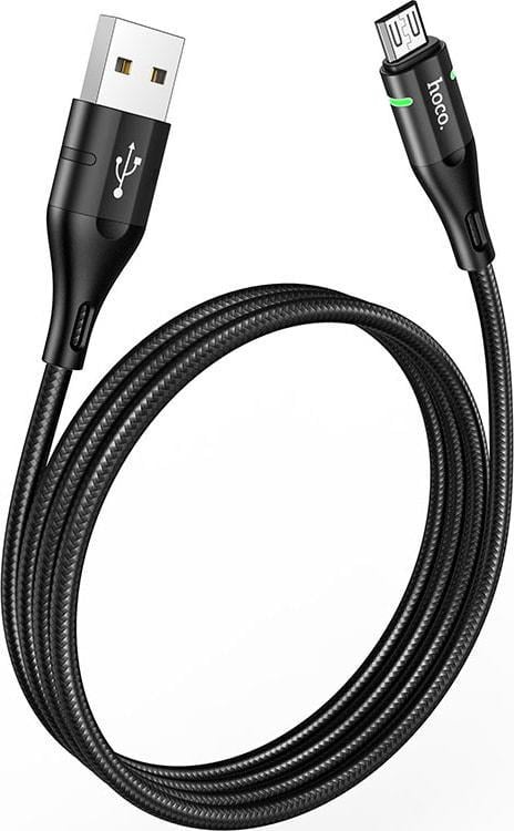 Кабель інтерфейсний Hoco U93 USB-micro USB 1,2 м Black (37126)