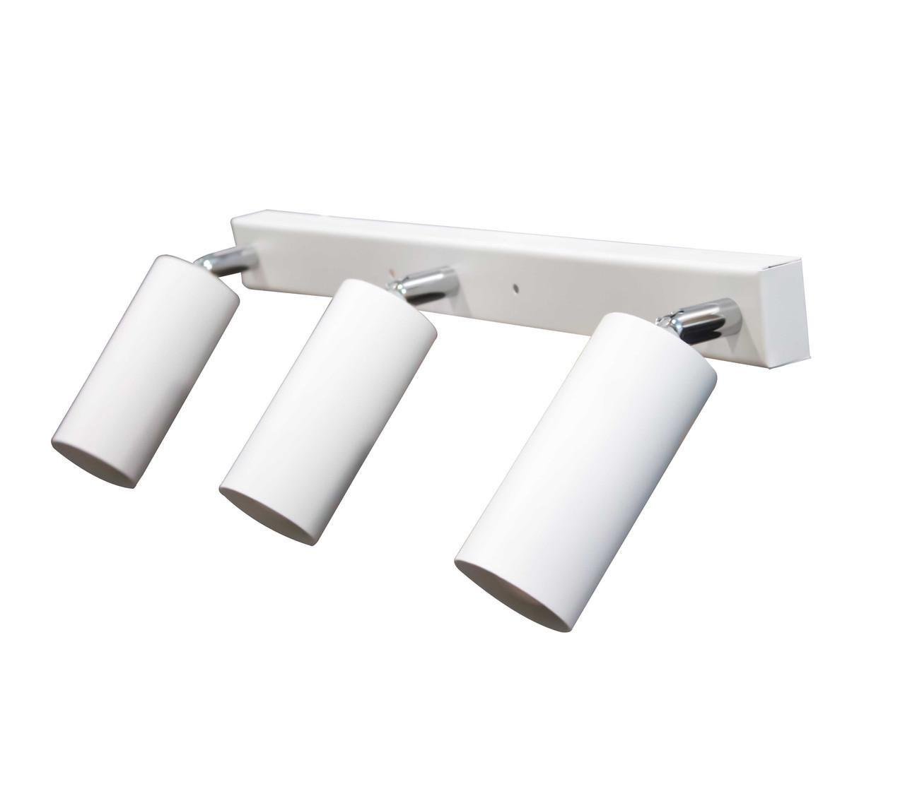 Светильник потолочный MSK Electric Tube под лампы Е27 с поворотным механизмом Белый (NL 1105-3 W) - фото 4